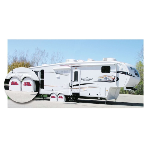 21-1/2" x 8" Ole' Miss Tire Shade