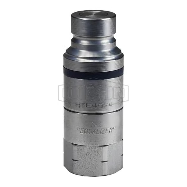 Connect Under Pressure Flushface Female Plug, 3/4-14 Nominal, Female NPTF, Steel