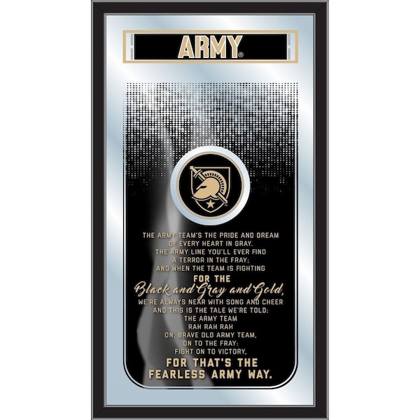 US Military Academy ARMY 26" x 15" Fight Song Mirror