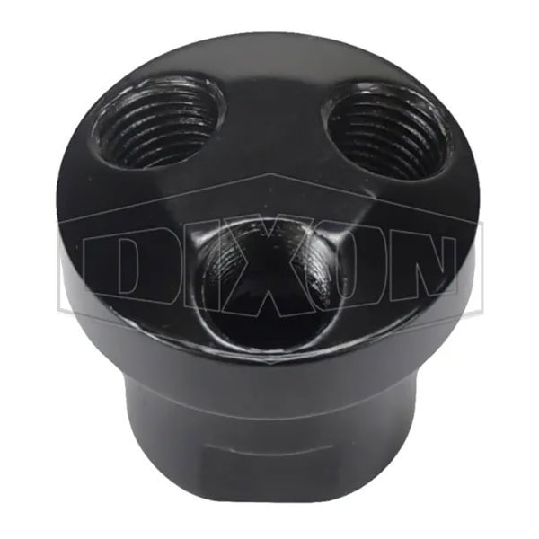 3-in-1 Manifold, 1 1/2 in NPT Inlets x 3 1/4 in NPT Outlets, Aluminum, Domestic