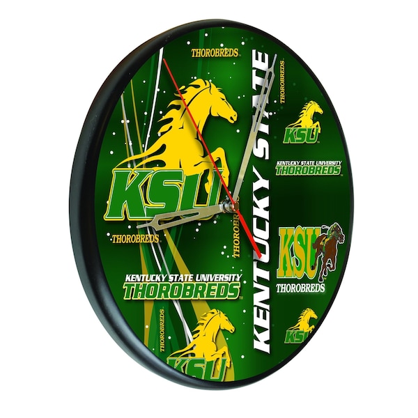Kentucky State University 13" Solid Wood Clock