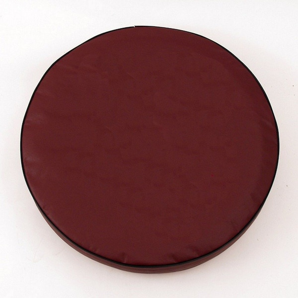 21-1/2" x 8" Plain Burgundy Tire Cover