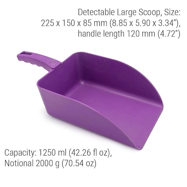 Scoop, 8.85 in L, Purple, PK5