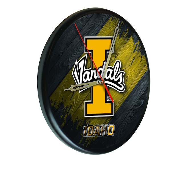 University of Idaho 13" Solid Wood Clock