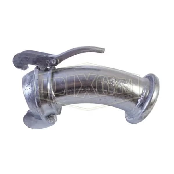 Type B 45Deg Quick Connect Elbow, 10 in, Female x Male, Steel, Domestic
