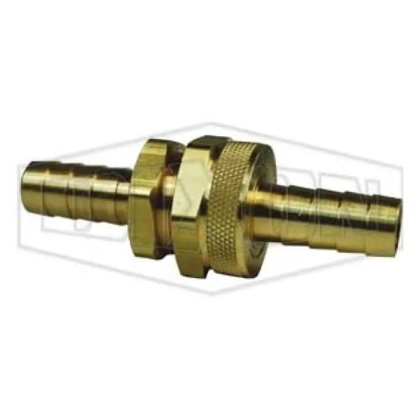 Machined Short Shank Coupling, 1 in Nominal, NPSH x Hose End Style, 3-15/32 in L, Domestic