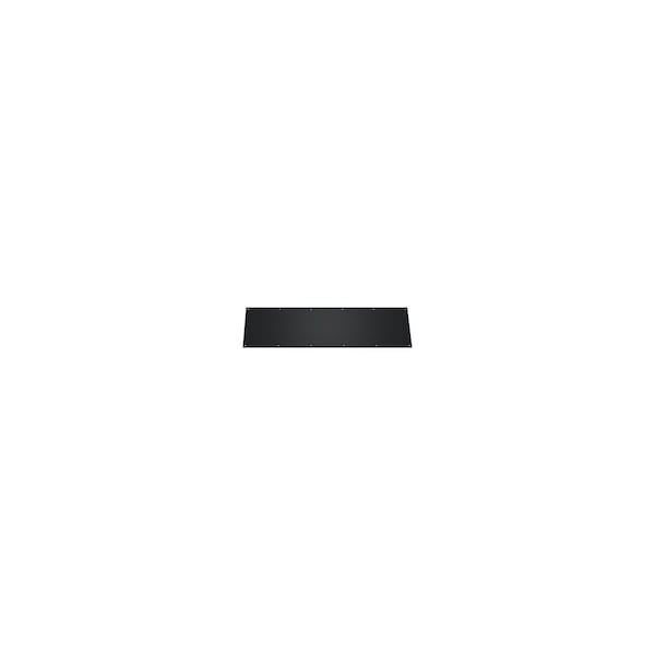 Kick Plate 10 x 34 S/S in Paint Black