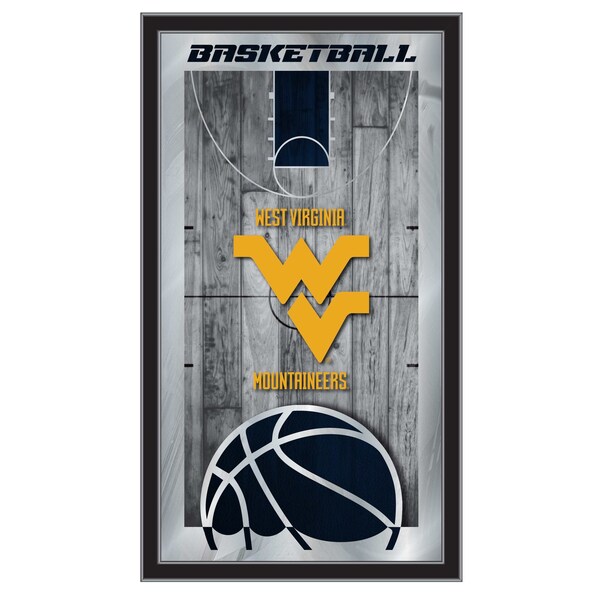 West Virginia 15" x 26" Basketball Mirror