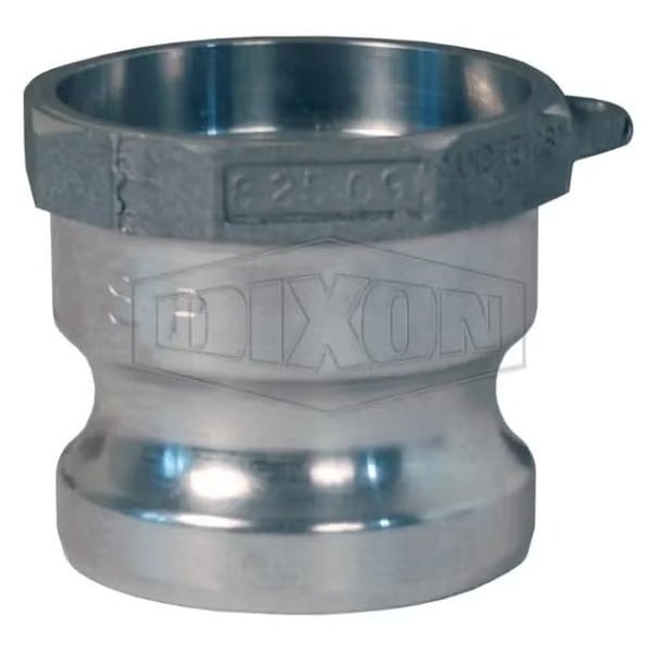 Cam and Groove Adapter, 6 in, Socket Weld x SCH 40 Pipe, Aluminum, Domestic