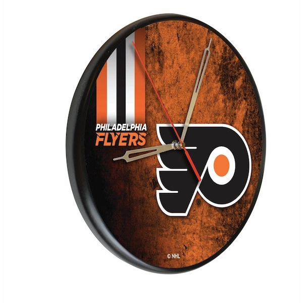 Philadelphia Flyers  13" Solid Wood Clock
