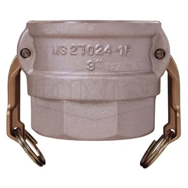 Cam and Groove Coupler, 6 in Nominal, Socket Weld x SCH 40 Pipe End Style, Aluminum, Domestic