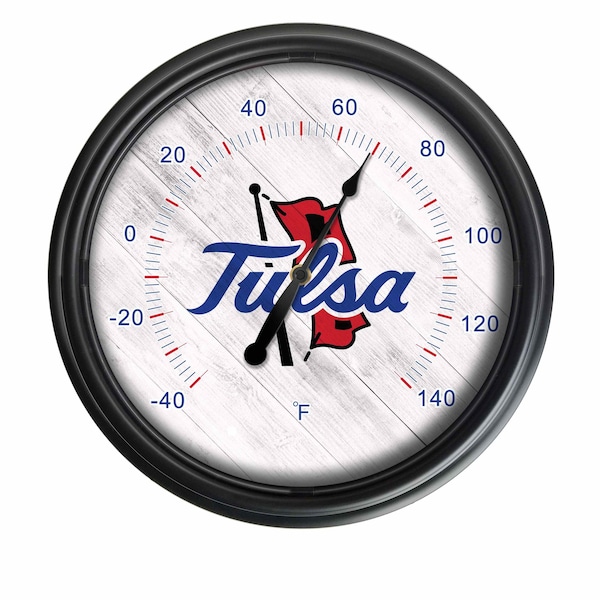 University of Tulsa Indoor/Outdoor LED Thermometer