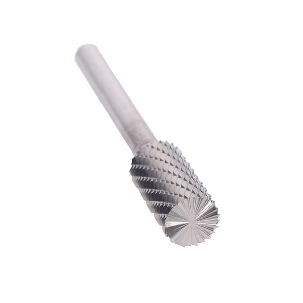SB-16 3/4" X 3/4" Cylindrical End Cut Carbide Bur 1/4" Shank