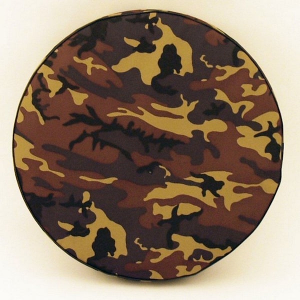 21-1/2" x 8" Plain Camouflage Tire Cover