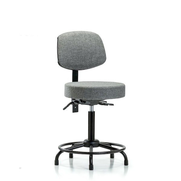 Ben Stool, Med, Fab, Bk, RT, Tilt, Gld, Gry