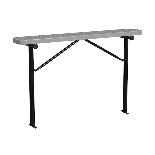 Bench w/o Back, Ingroud Mount, 6ft, Granite