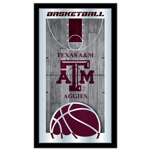 Texas A&M 15" x 26" Basketball Mirror