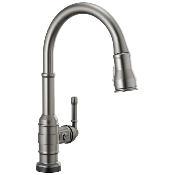 Broderick Single Handle Pull-Down Kitchen Faucet With Touch2O Technology