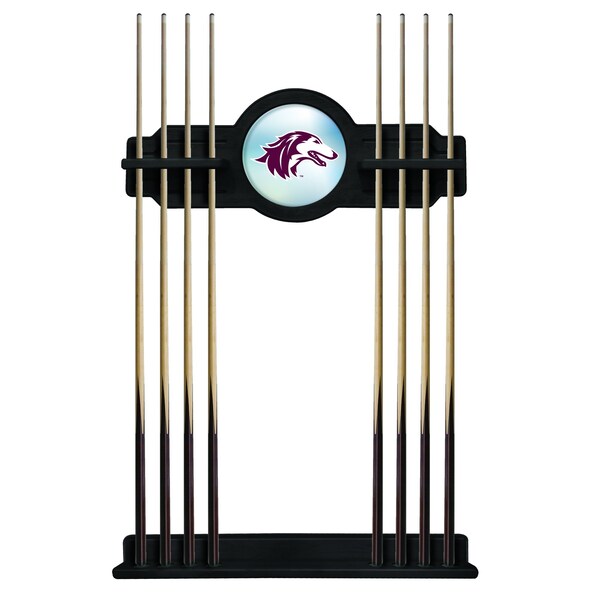 Southern Illinois Cue Rack in Black Finish