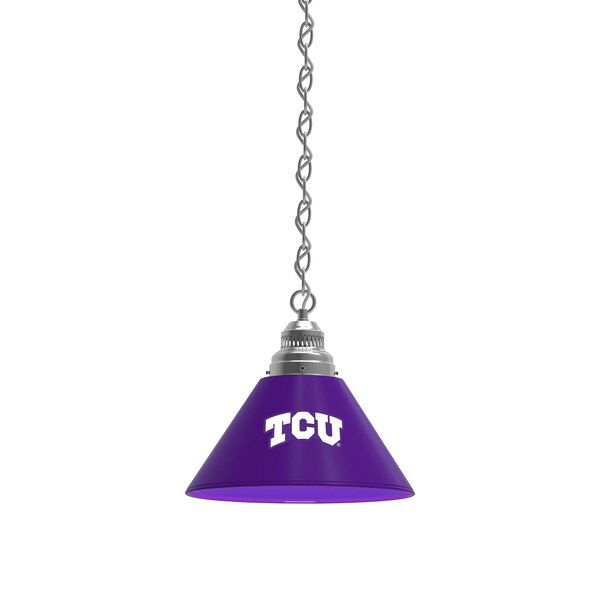 TCU Pendant Light, Chrome Fixture