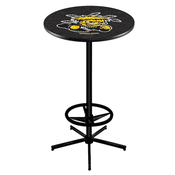 42" Black Wichita State Pub Table