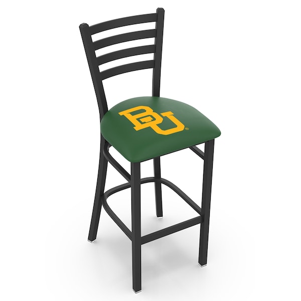 25" Blk Wrinkle Baylor Stationary Counter Stool, Ladder Back