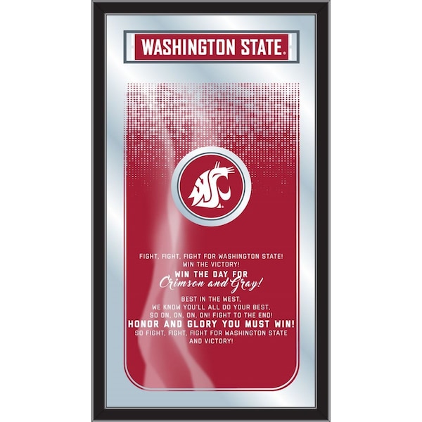 Washington State 26" x 15" Fight Song Mirror
