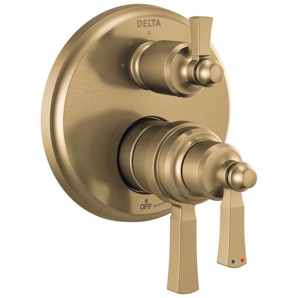 2-Handle Monitor 17T Series Valve Trim With 6 Setting Diverter