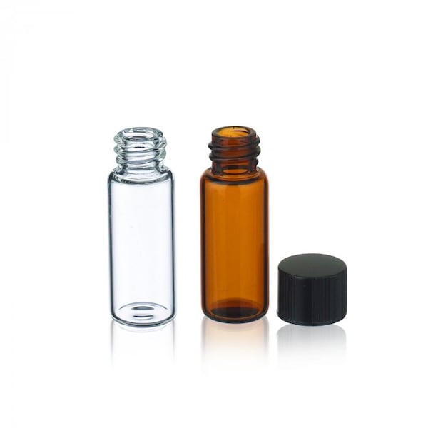 DWK Life Sciences (Wheaton) Sample Vials, Clear, w/ Rubber-Lined, PK200