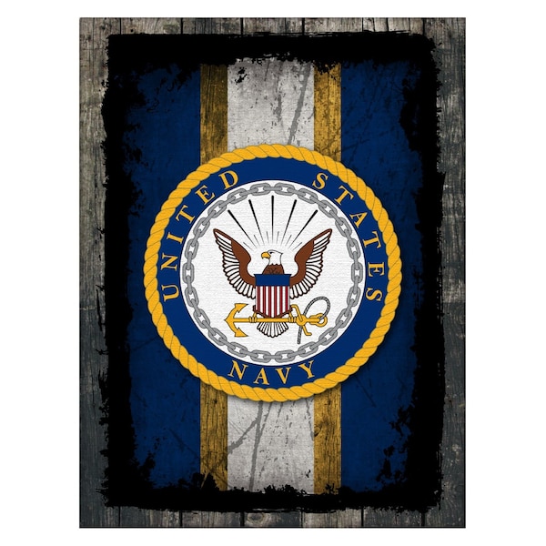 United States Navy 15" x 20" Canvas Wall Art