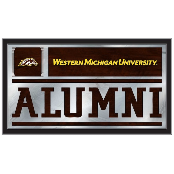 Western Michigan 26" x 15" Alumni Mirror